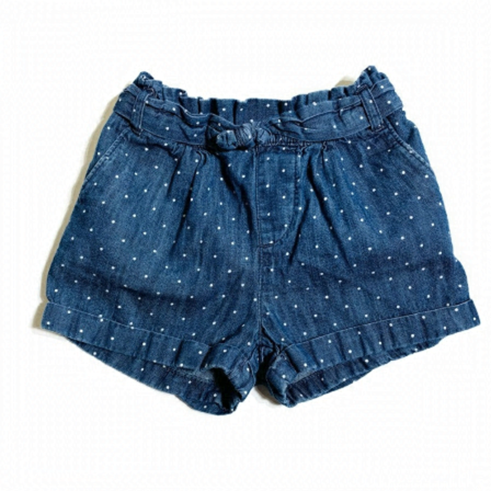 Gap Girls 5y Polka Dot Denim Shorts